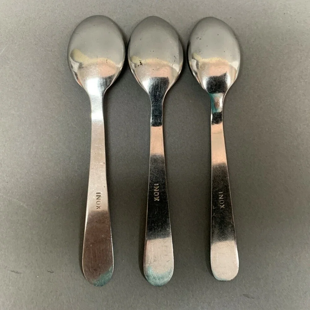 Inox Baby Dessert‎ Spoons Lot of 3